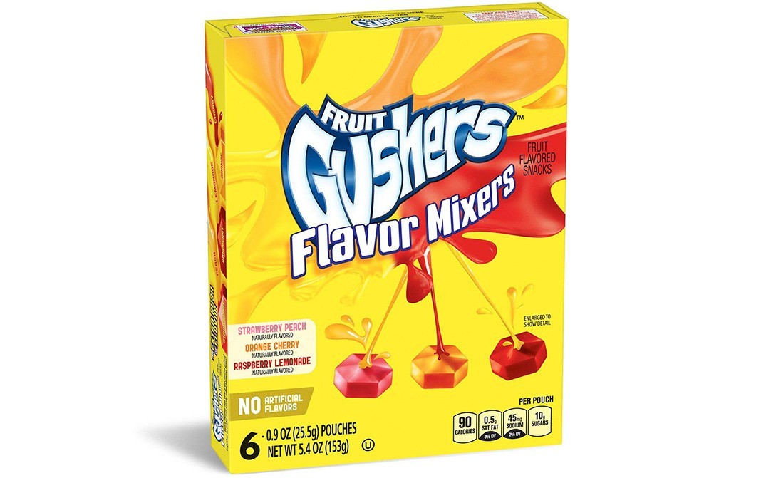 Betty Crocker Fruit Gushers Flavor Mixers    Pack  153 grams